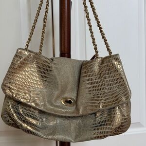Elie Tahari “Emory” Gold Crossbody Bag — Great Condition, Lightly Used
